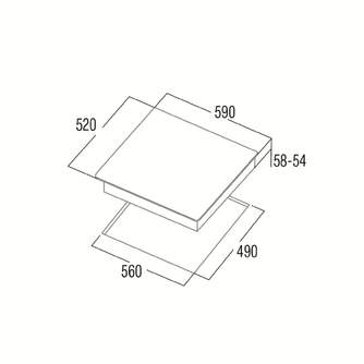 ENCIM. CATA IB6303BKE2 3F INDUCCION 08063120