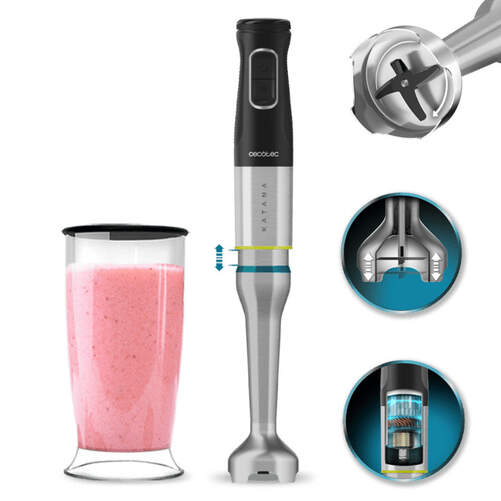 Batidora Cecotec Katana 15 Jarb 3968 - 1500 W, 800 ml, Función Turbo
