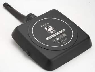 GRILL ASADORA BRA EFFICIENT 22 CM C/RAYAS