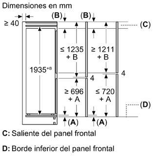 FRICOM. BOSCH KBN96VFE0 194x71x55 NF INT
