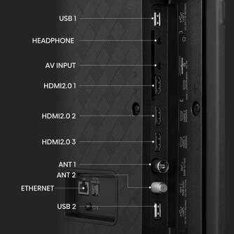 TV HISENSE 85%%%quot; 85A6K UHD SMART TV DTS X HDR10 