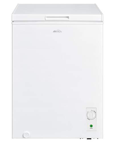 Congelador Horizontal Artica AECH99FW - Clase F, 99L, 55x50x85cm, Funcionamiento Dual, Blanco