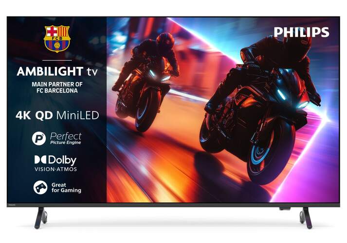 TV Philips 75" Quantum Dot MiniLED 75MLED920/12 - 4K Ultra HD, Ambilight, 120 Hz, HDR10+