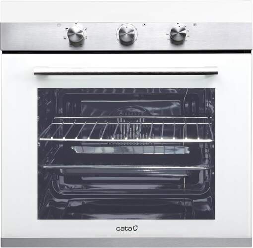 Horno Cata CM760ASWH - A, Fondo 50cm, AquaSmart, Doble Vidrio, Color blanco.