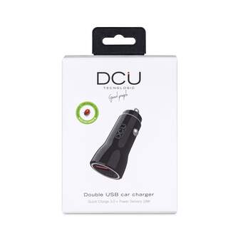 CARGADOR DCU COCHE 1XUSB C 1XUSB A DE 18W
