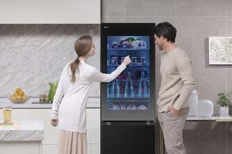 FRICOM. LG GBG5160CEV 186x60 NF INSTAVIEW BLACK