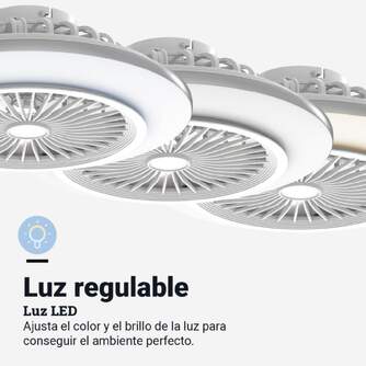 VENTILADOR TECHO U.BLUE KONA 7050W DC WIFI 50CM