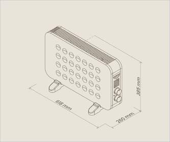 CONVECTOR ARTICA ACCV200N 2000W