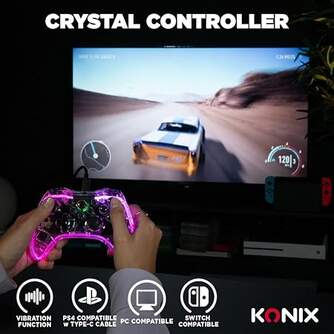 MANDO KONIX COMPATIBLE PS4 / SWITCH / PC