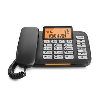 TELEFONO SOBREMESA GIGASET DL580 BLACK
