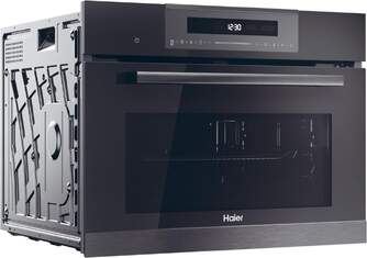 HORNO HAIER HWO45CO4P7B 45CM PIRO NEGRO