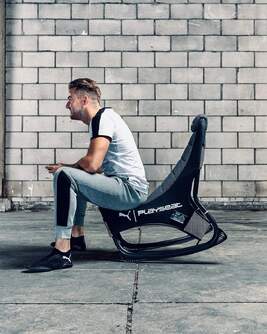 ASIENTO DE JUEGOS PLAYSEAT PUMA ACTIVE NEGRO