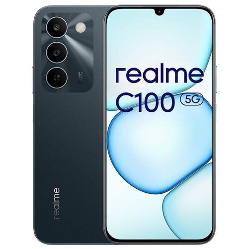 Realme C100 5G 4/256 GB Verde - 6,8", MediaTek Dimensity 6300 Octa Core, Android 16, 50MP, 7000 mAh