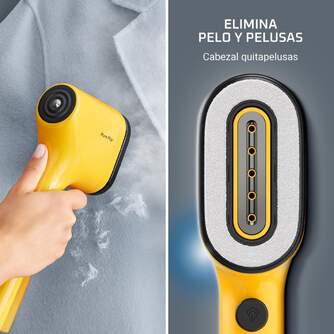 PLANCHA VERTICAL ROWENTA DR2026 PURE POP AMARILLO
