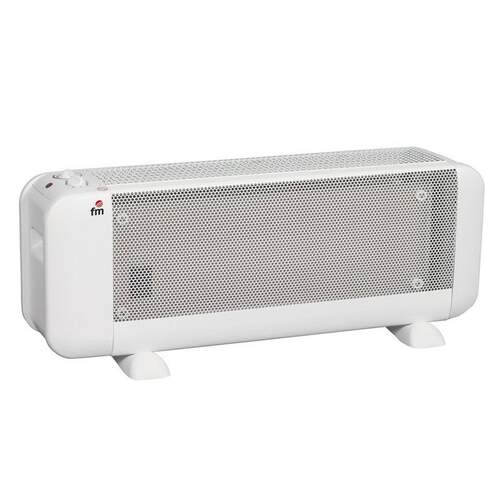 Radiador de Mica FM BM-20 - 2000/1000W, Radiación y convección, Antivuelco