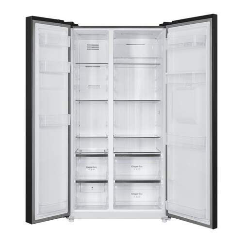 Refrigerador Americano Cecotec SBS559 - 177 x 92, Classe D, 550 litros, Sem Gelo, Display, Preto