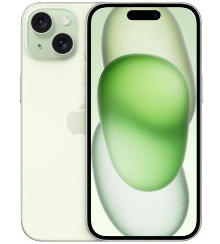 Apple iPhone 15 6/128 GB Verde - Pantalla 6,1", 5G, Cámara dual 48 Mpx, Chip A16