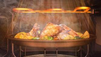 MICR. SAMSUNG MG23T5018CW/EC 23L 800W GRILL BLANCO