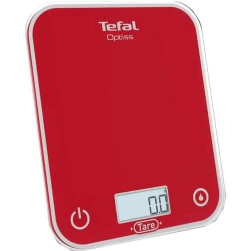Balanza Tefal BC50U3 Optiss - Electrónico, Hasta 5 kg, Rojo