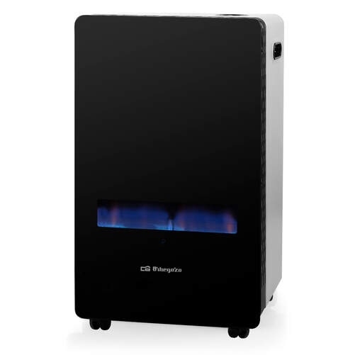 Estufa Gas Orbegozo HBF100 - 3800W, Llama Azul, Sistema Seguridad Autoapagado, AutoEncendido