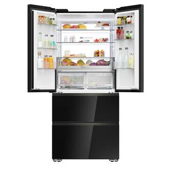 FRI. HAIER HFKR7819DNGB 190x83 4P NF CRISTAL NEGRO