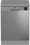 Lavavajillas Beko DVN05320X - Clase E, 60cm, 13 Servicios, 5 Programas, Media Carga, Inox