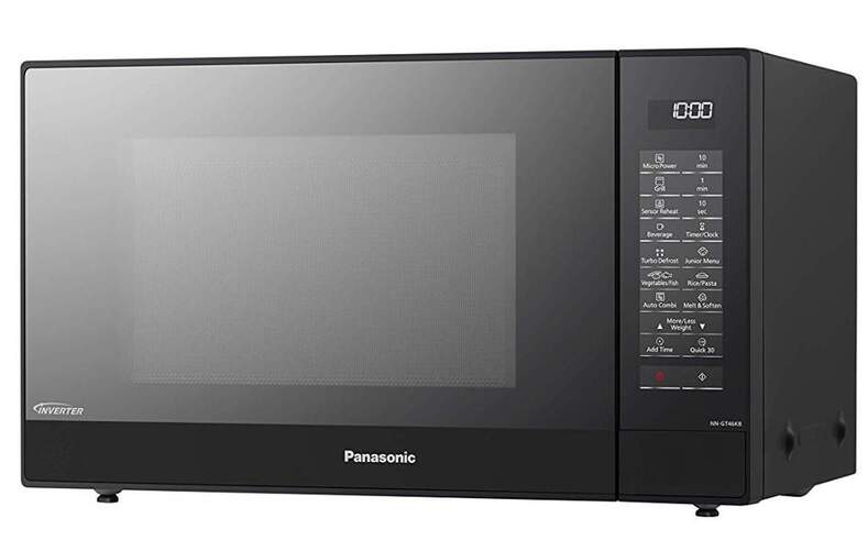 Microondas Panasonic NNGT46KBSUG - 1000W, 31 Litros, 7 Potencias, 24 Progr., Inverter, grill, Negro