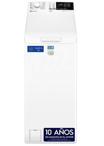 Lavadora Carga Superior Electrolux EN6T4722NF - 7 kg, 1200 rpm, Clase A, fin diferido, blanco