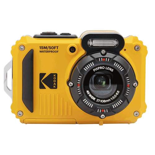 Cámara Kodak WPZ2WH Acuática - Amarillo, Zoom Óptico x4