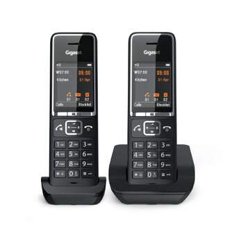 TELEFONO DECT GIGASET COMFORT 550 DUO NEGRO