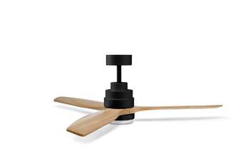 VENTILADOR TECHO UFESA NEPAL NEGRO/HAYA 132CM LED