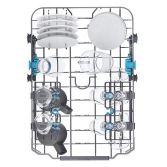 LVJ. HAIER XF1C3TB1FX 8P 3%%%#170;B 43dBA 45CM INOX