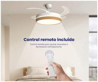 VENTILADOR TECHO RET ARTICA AVTECHR72BM BCO MD 72W