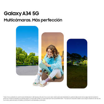 SMARTPHONE SAMSUNG A34 5G 6/128 6,6%%%quot; SILVER