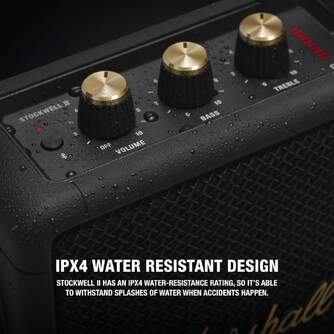 ALTAVOZ MARSHALL STOCKWELL II BLACK %%%amp; BRASS