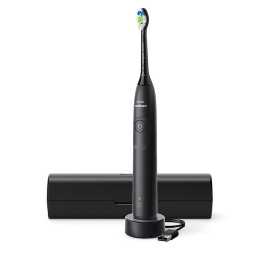 Cepillo Dental Philips  HX7101/02 Sonicare 5300 - Funda, Bater&iacute;a, 3 Velocidades, Negro