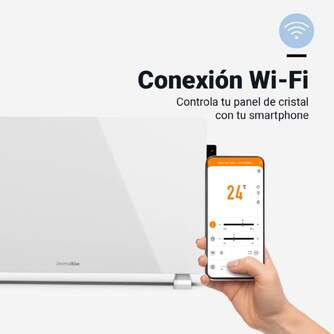 PANEL RADIANTE U.BLUE 7020 2000W DIG WIFI CRISTAL