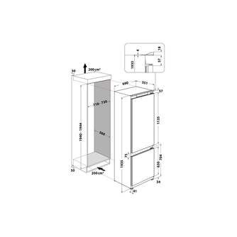 FRICOM. WHIRLPOOL WHSP70T121 194x69x55 NF INT