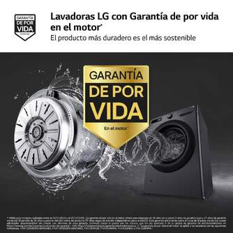 LVD. LG F4WR5009A6M 9K 1400R INOX GRAFITO STEAM