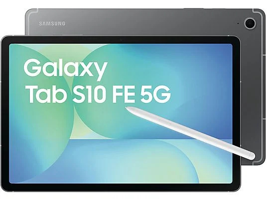 Samsung Tab S10 FE 5G 8/256 GB Gris - Pantalla 10,9", Android 15, Exynos1580, 8000 mAh, 13 MP