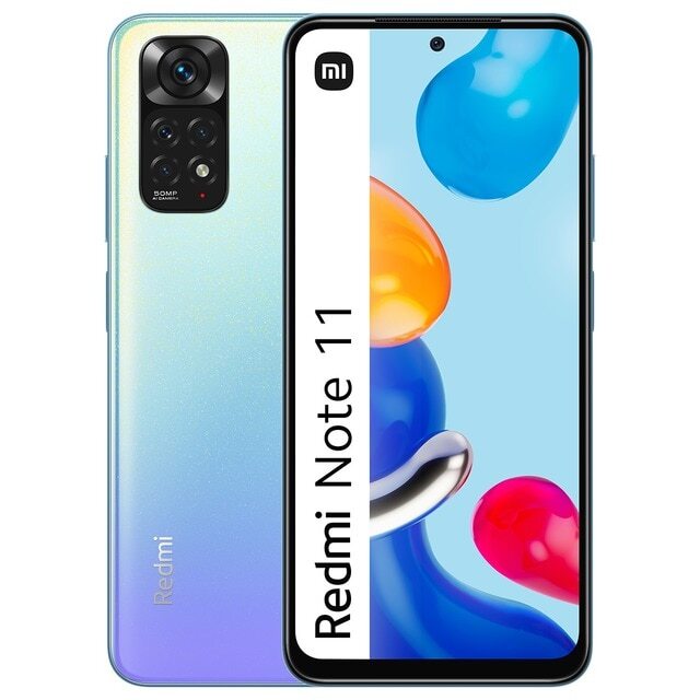 Xiaomi Redmi Note 11 4/128GB S. Azul - 6.43" FHD+ 90Hz, Snapdragon 680