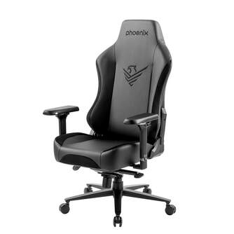 SILLA GAMING PHOENIX NOVA CUERO NEGRO