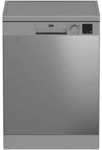 Lavavajillas Beko DVN05320X - Clase E, 60cm, 13 Servicios, 5 Programas, Media Carga, Inox