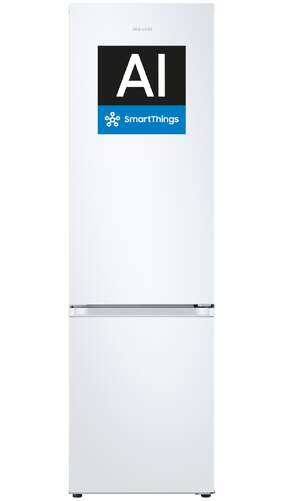 Frigor&iacute;fico Combi Samsung RB38C705CWW - Clase C, 203 x 60 cm, 390 L, Total No Frost, Blanco
