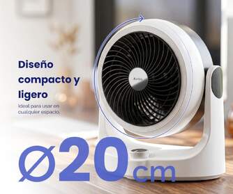 VENTILADOR SOBREMESA ARTICA AVS40W8 40W 20 CM OSC