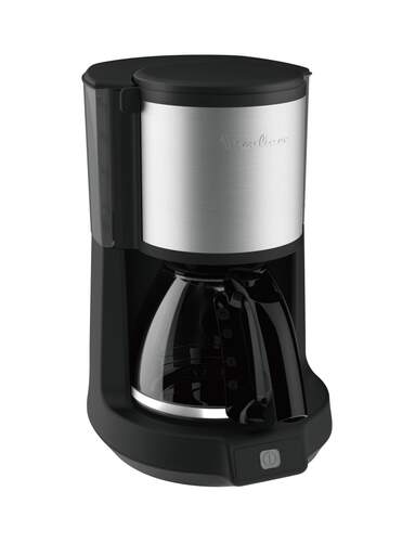 Cafetera Goteo Moulinex Subito Select FG370811 - Jarra 1.25L (10-15 Tazas), Filtro, Inox