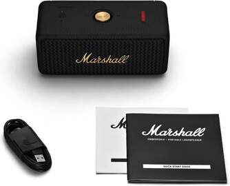 ALTAVOZ MARSHALL EMBERTON II BLACK %%%amp; BRASS