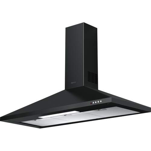 Campana Mepamsa Gavia 90 - Negra, Capacidad Extracción 740 m3/h, 90 cm ancho