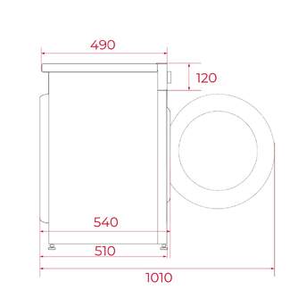 LVD. TEKA WM20841WSP 8K 1400R DSP BCO 113920017