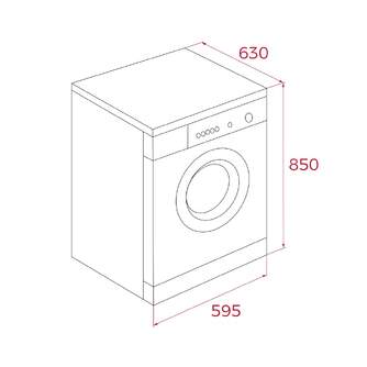 LVD.SEC. TEKA WDK81050 1500R 10/7 B/D STEAM